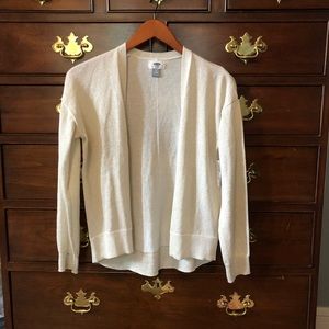 Shimmery sheer cardigan